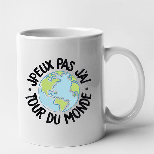 Mug J'peux pas j'ai tour du monde