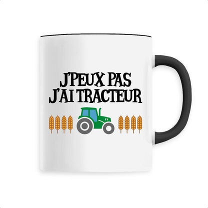 Mug J'peux pas j'ai tracteur