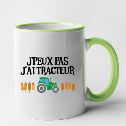 Mug J'peux pas j'ai tracteur