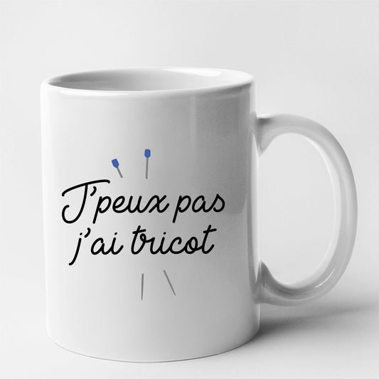 Mug J'peux pas j'ai tricot