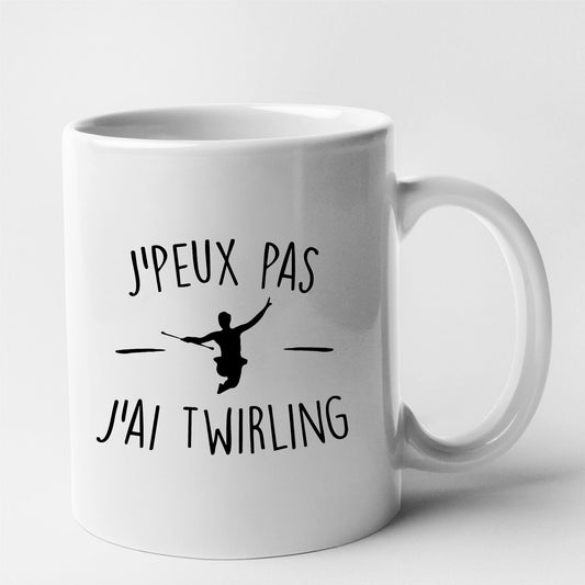 Mug J'peux pas j'ai twirling