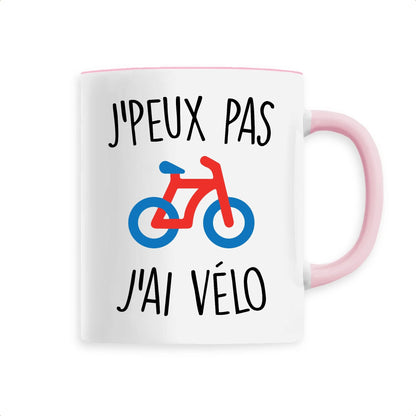 Mug J'peux pas j'ai vélo