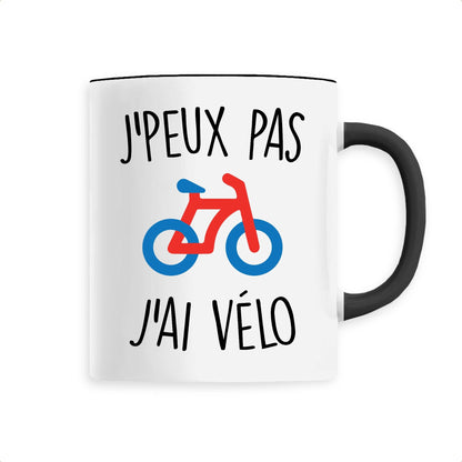 Mug J'peux pas j'ai vélo