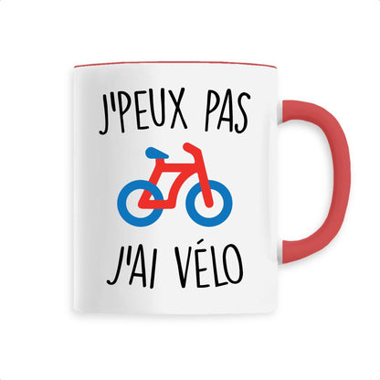 Mug J'peux pas j'ai vélo