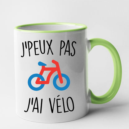 Mug J'peux pas j'ai vélo