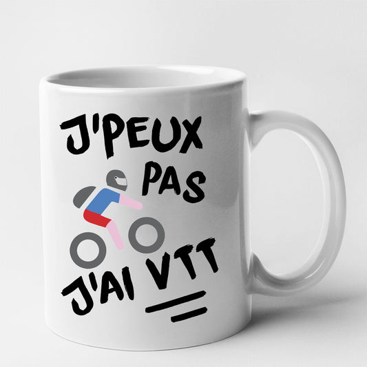 Mug J'peux pas j'ai VTT