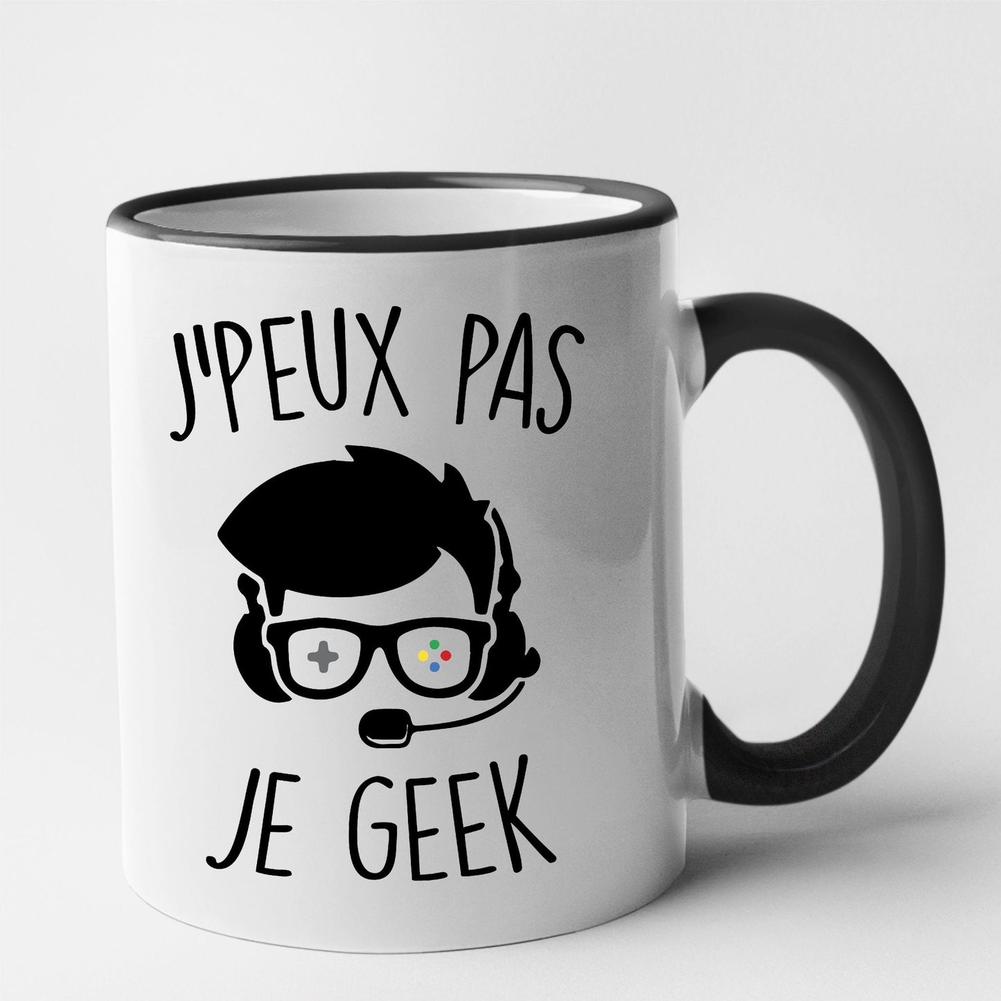 Mug J'peux pas je geek