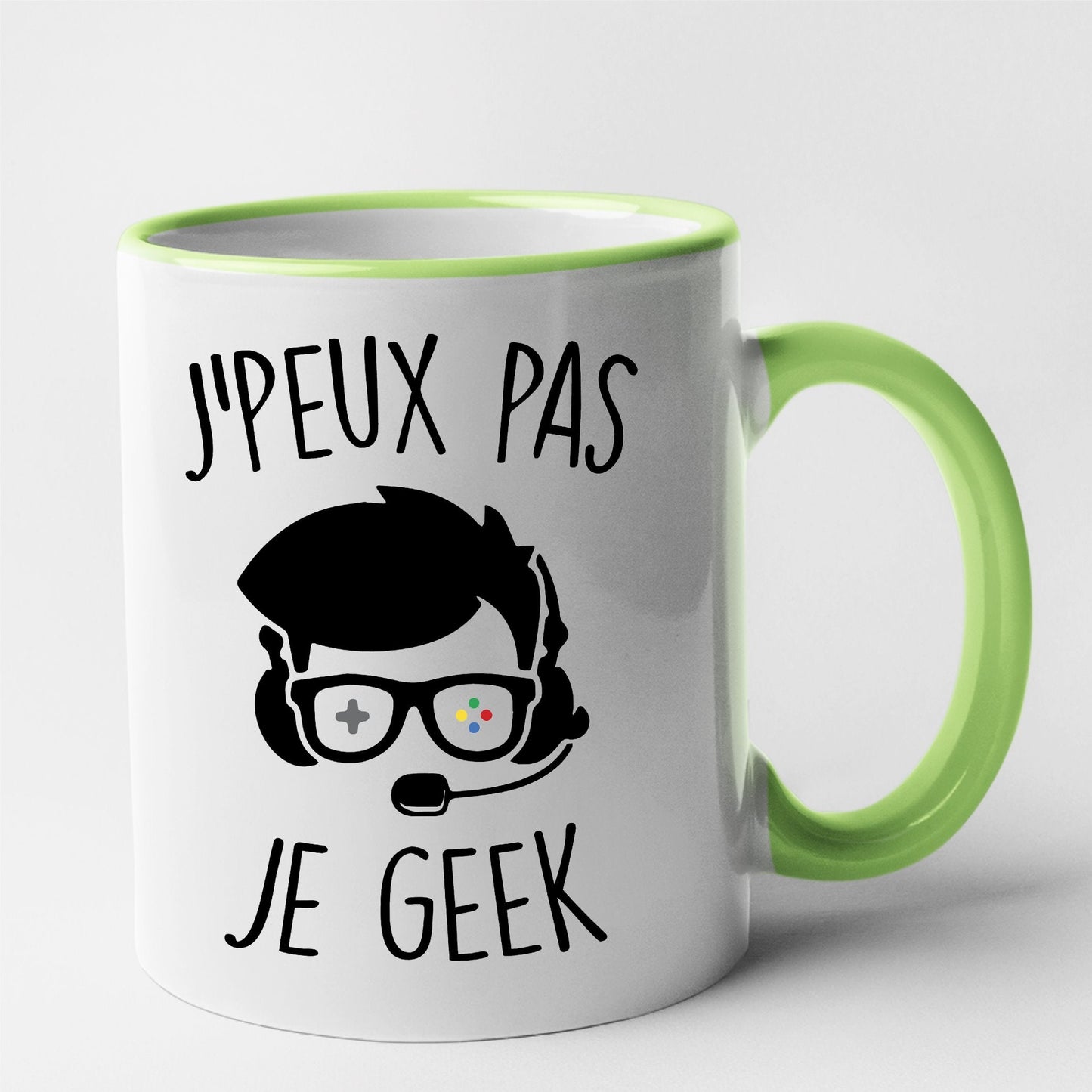 Mug J'peux pas je geek