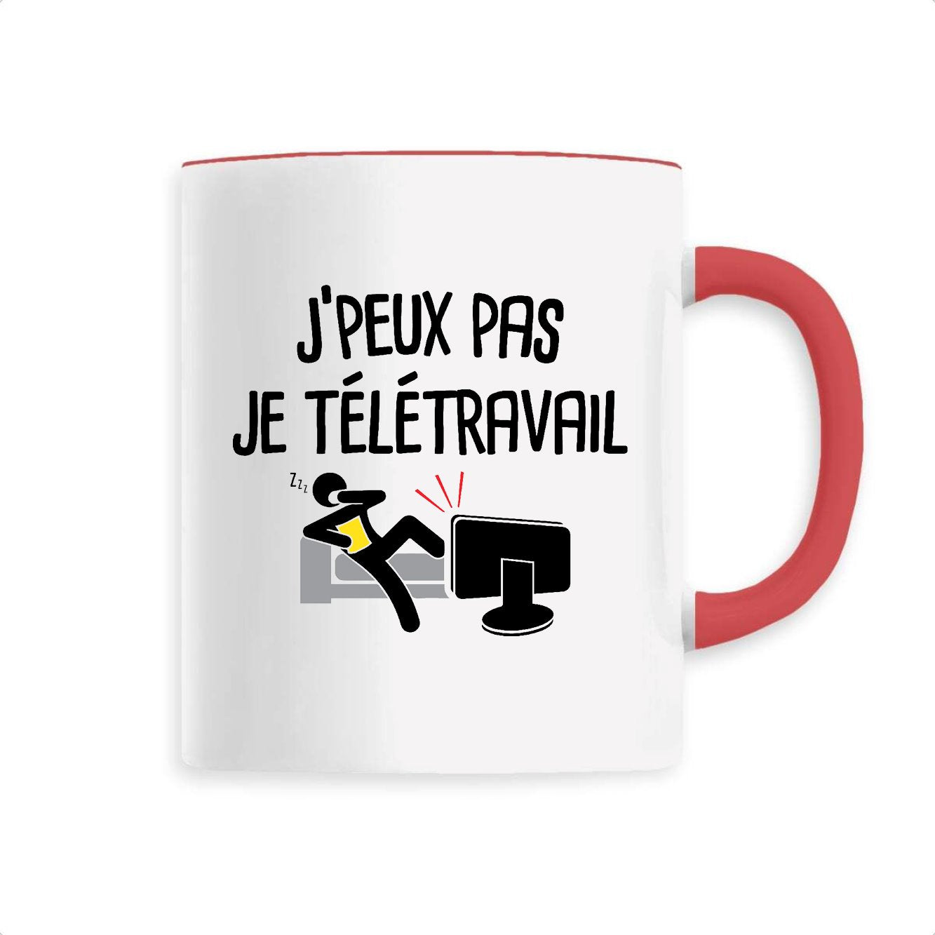 Mug J'peux pas je télétravail