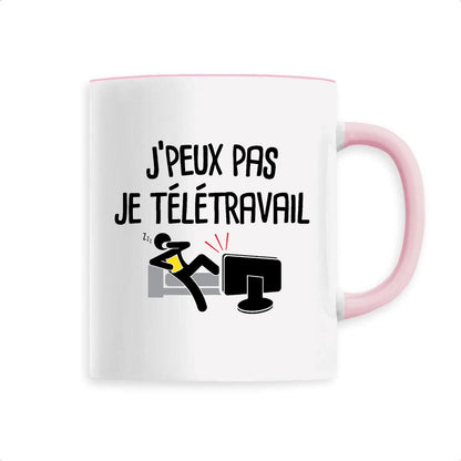 Mug J'peux pas je télétravail