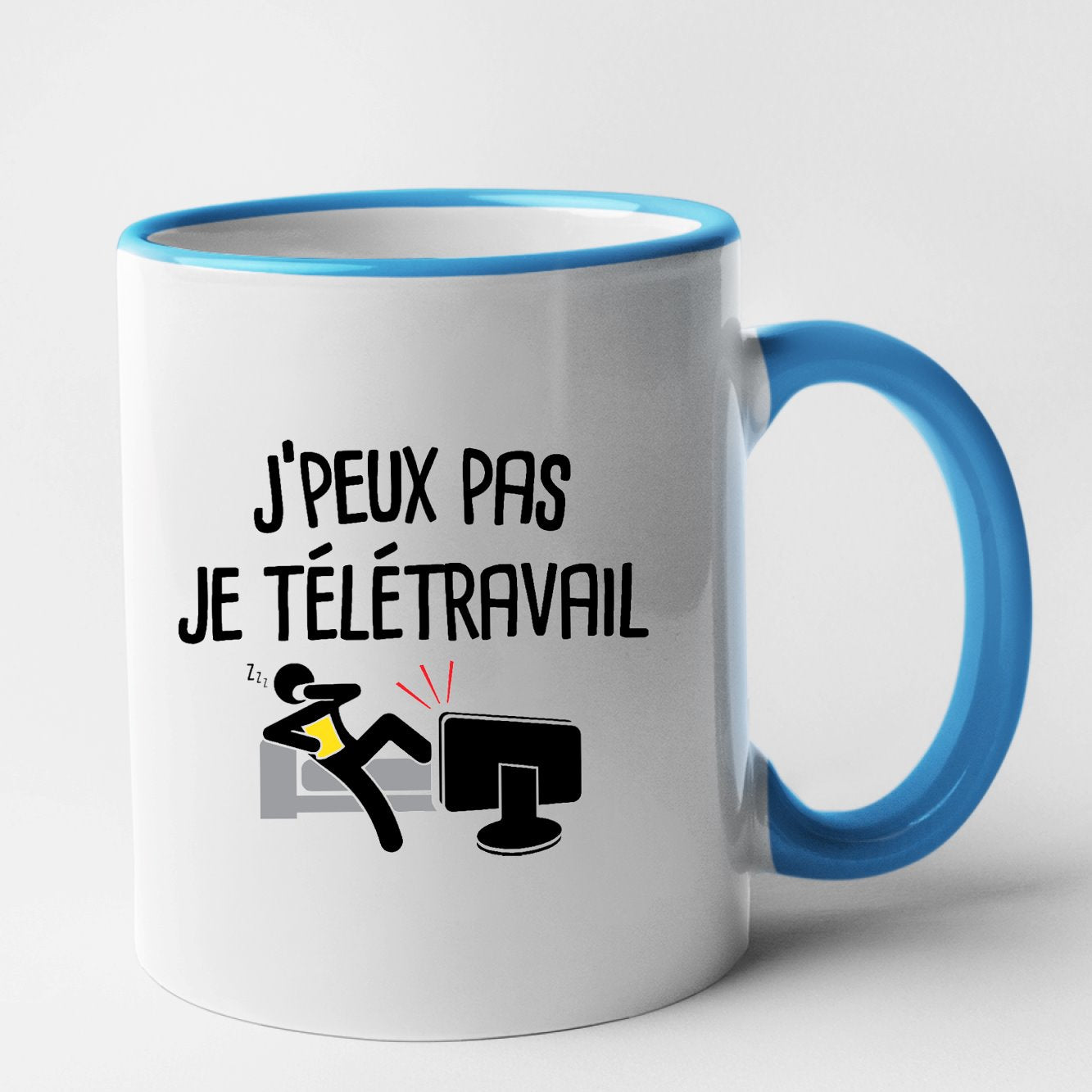 Mug J'peux pas je télétravail