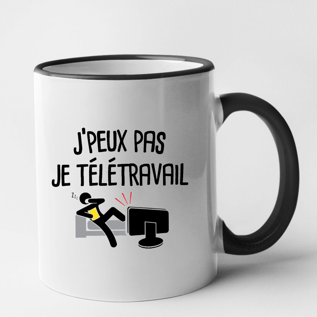 Mug J'peux pas je télétravail