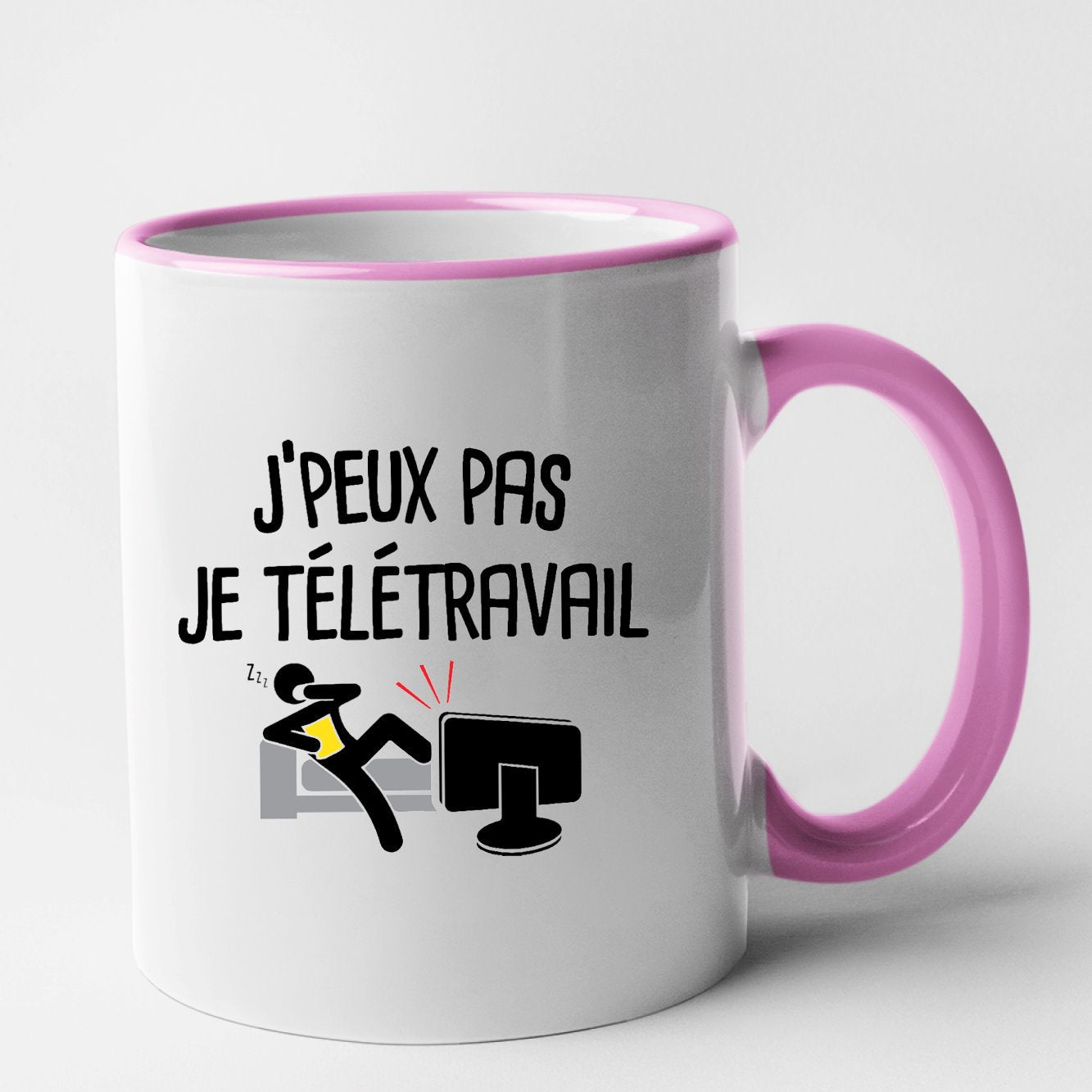 Mug J'peux pas je télétravail