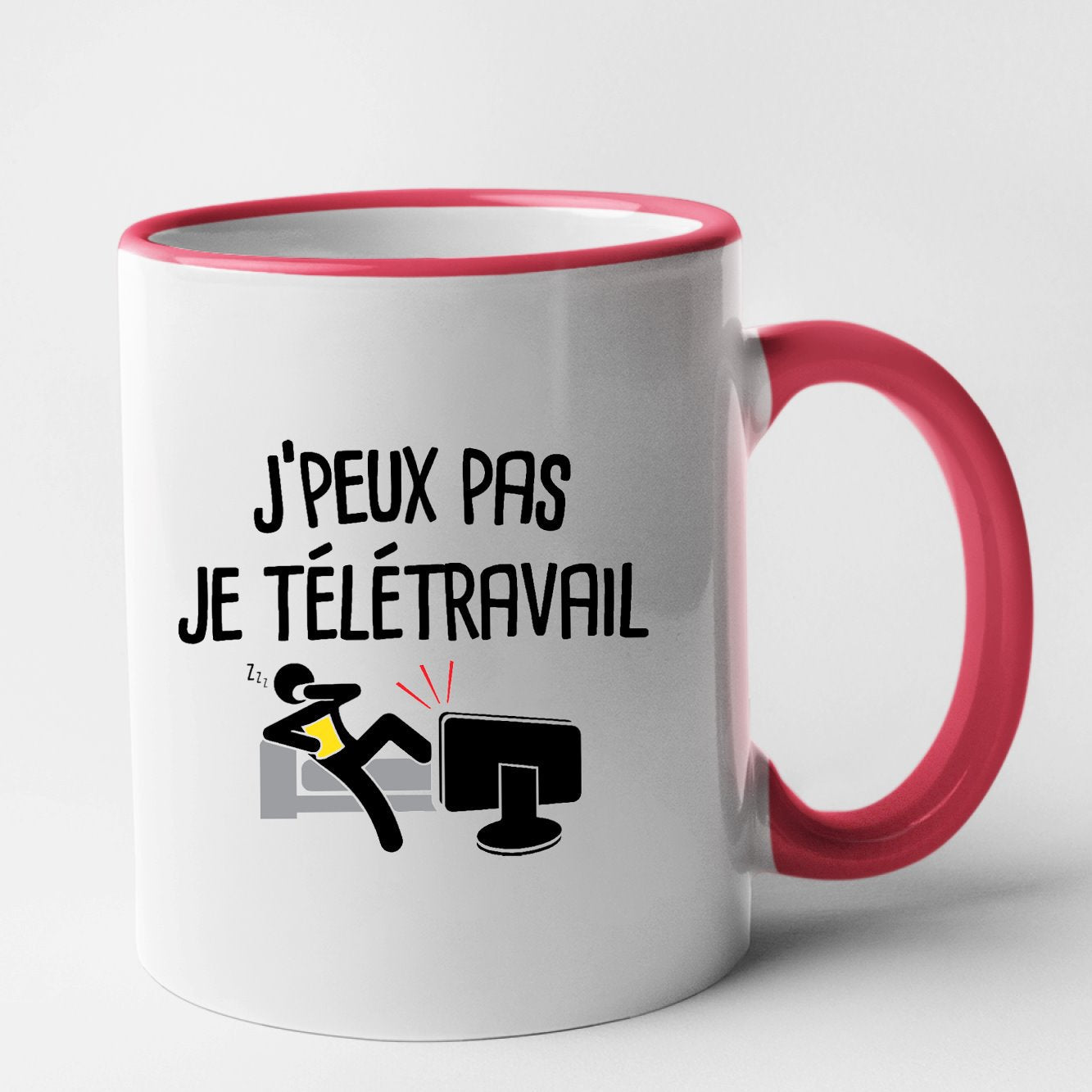 Mug J'peux pas je télétravail