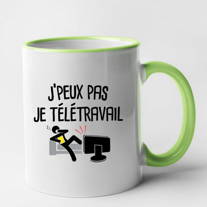 Mug J'peux pas je télétravail