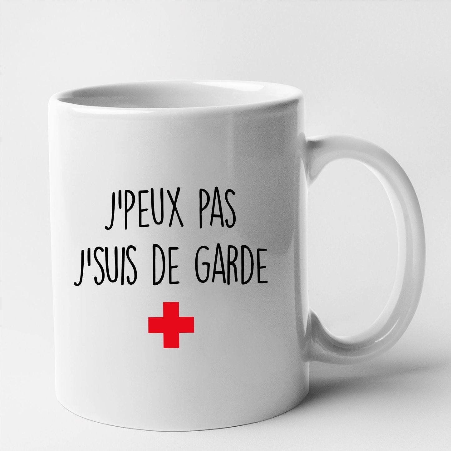 Mug J'peux pas j'suis de garde