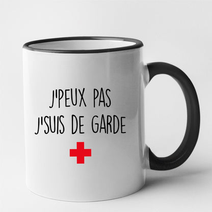 Mug J'peux pas j'suis de garde