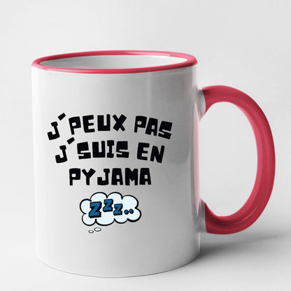 Mug J'peux pas j'suis en pyjama