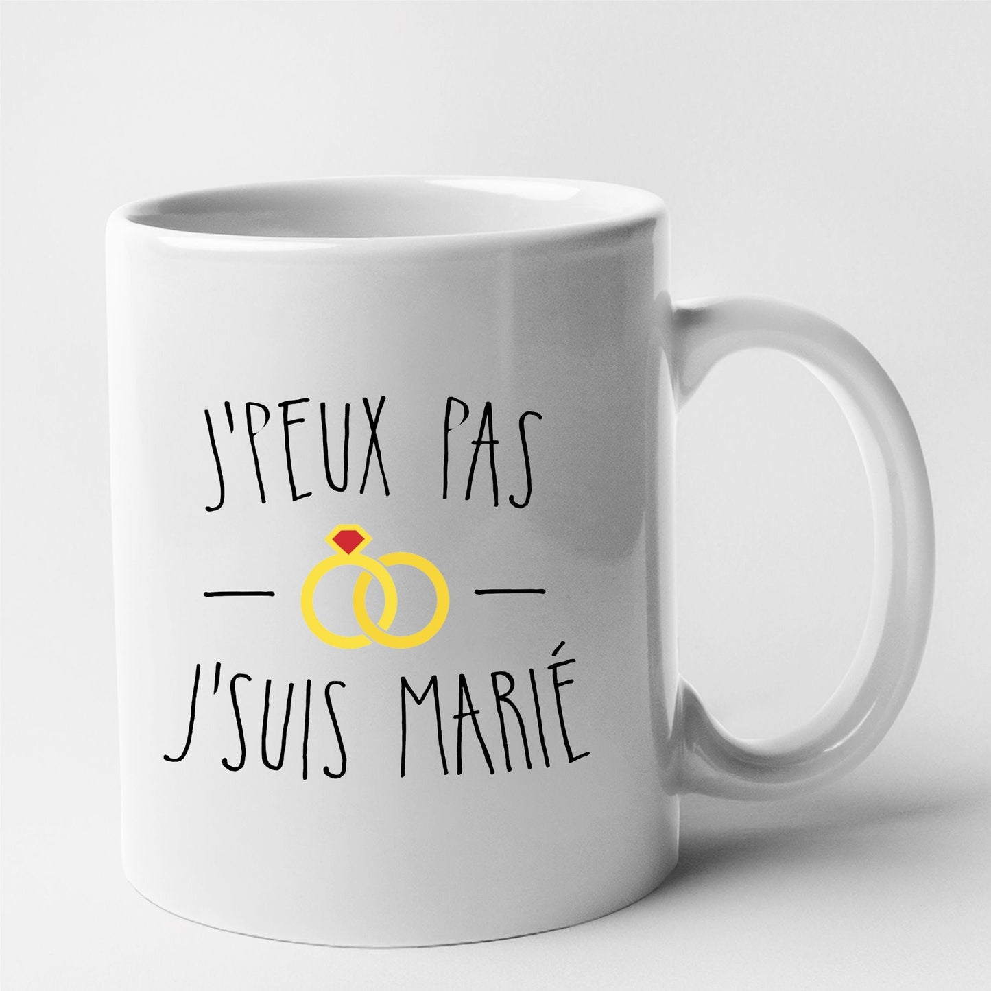 Mug J'peux pas j'suis marié