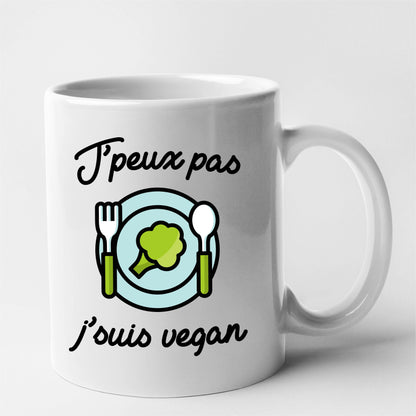 Mug J'peux pas j'suis vegan