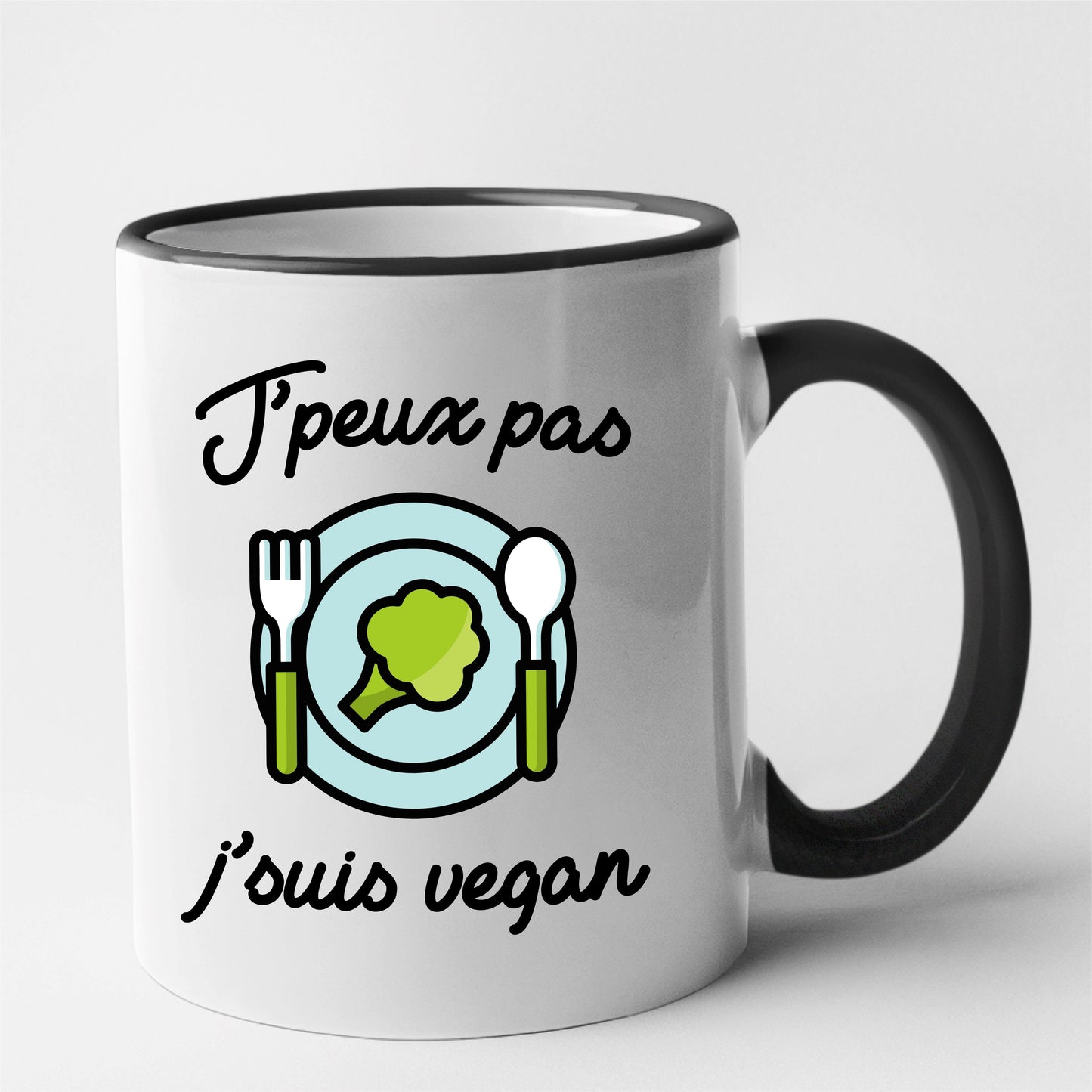 Mug J'peux pas j'suis vegan