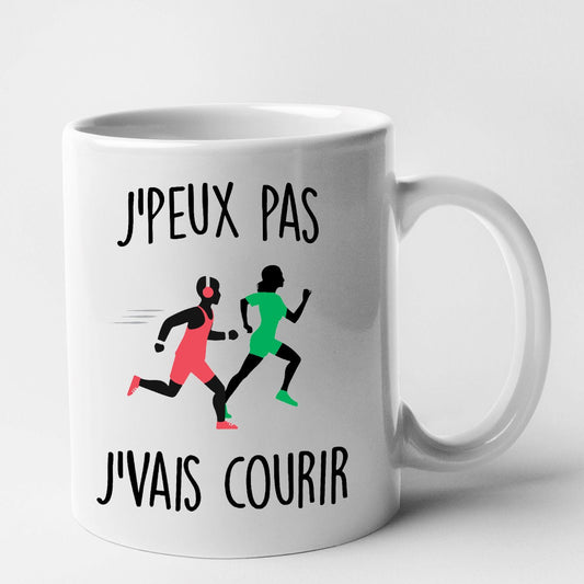 Mug J'peux pas j'vais courir