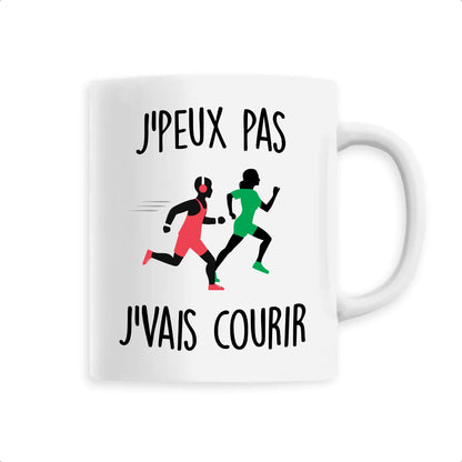 Mug J'peux pas j'vais courir