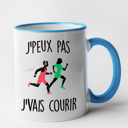 Mug J'peux pas j'vais courir