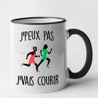 Mug J'peux pas j'vais courir