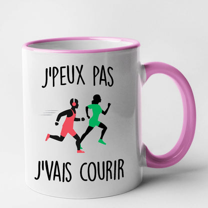 Mug J'peux pas j'vais courir