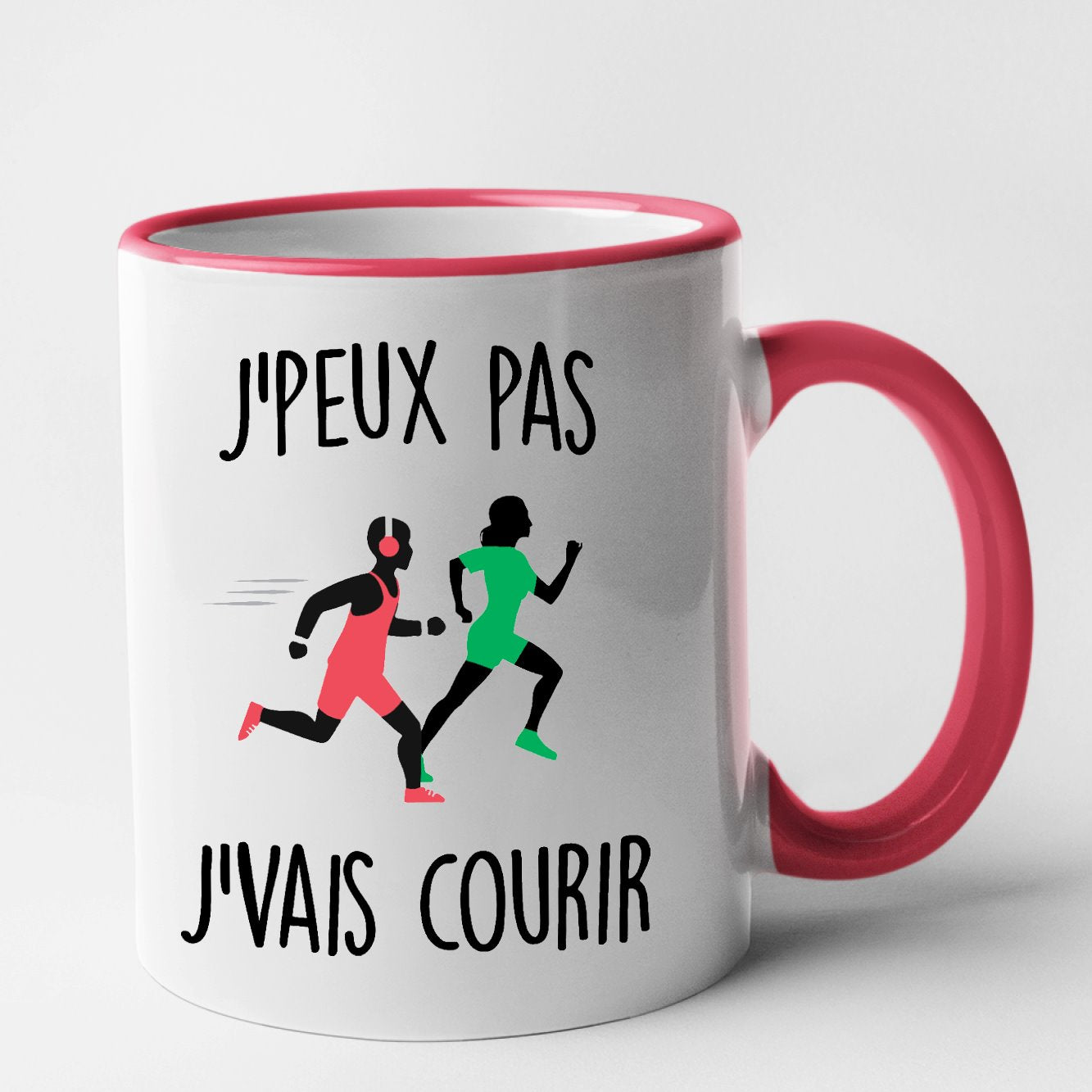 Mug J'peux pas j'vais courir