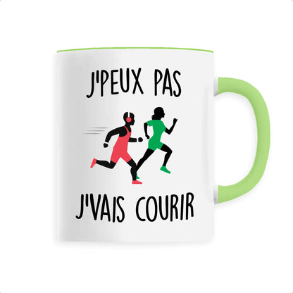 Mug J'peux pas j'vais courir