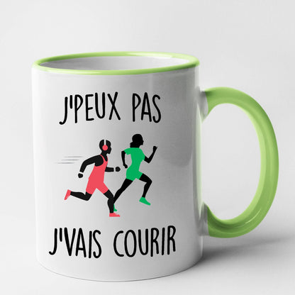 Mug J'peux pas j'vais courir