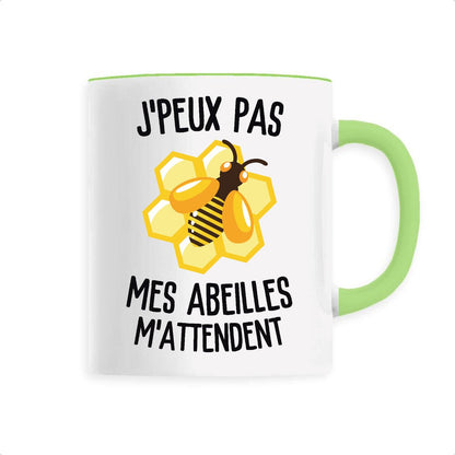 Mug J'peux pas mes abeilles m'attendent