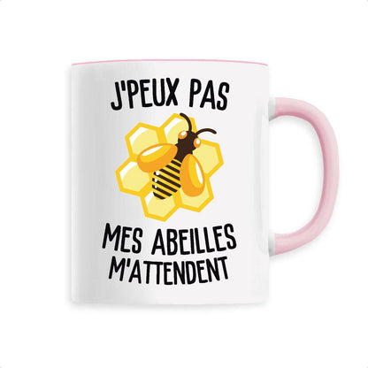 Mug J'peux pas mes abeilles m'attendent