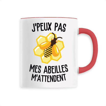 Mug J'peux pas mes abeilles m'attendent