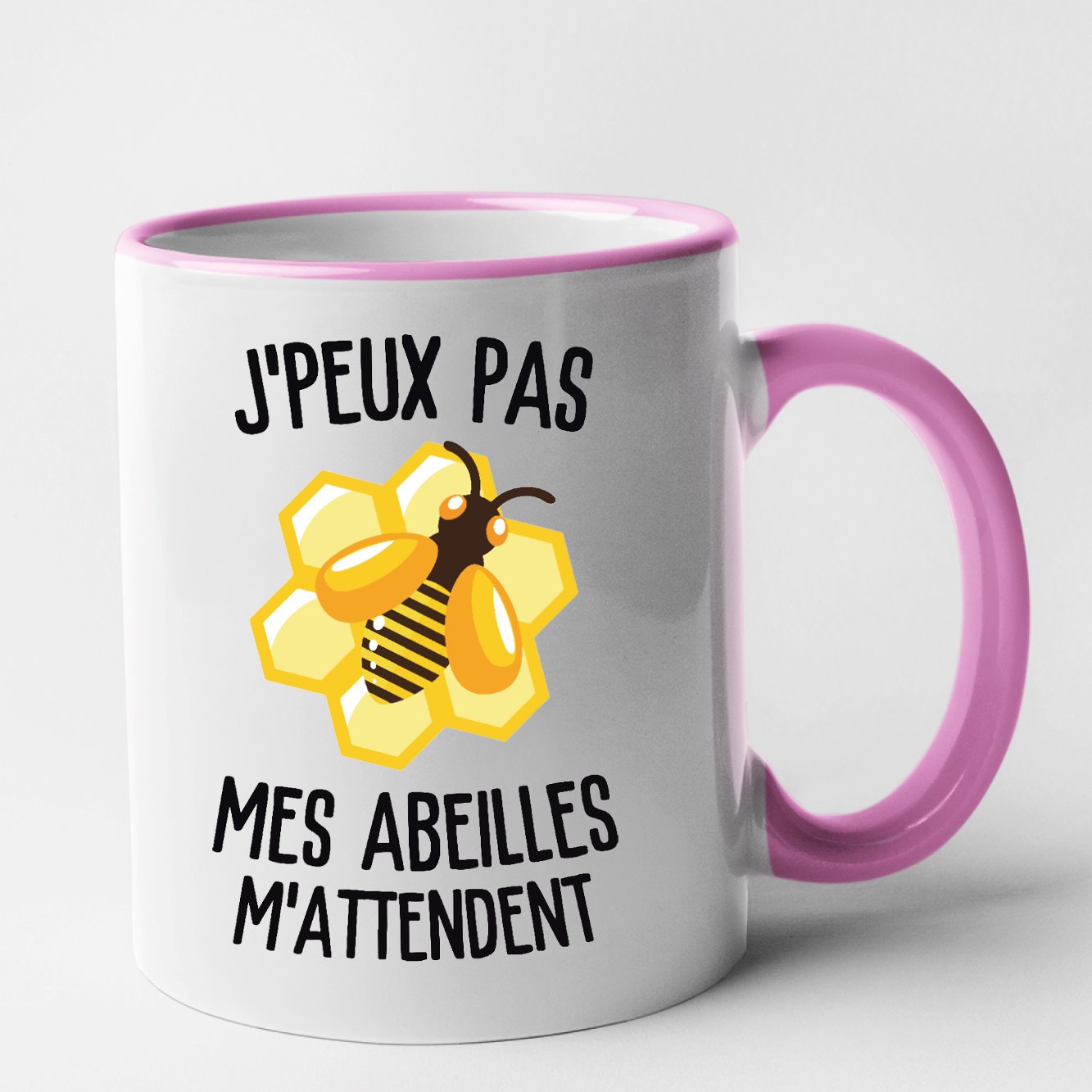 Mug J'peux pas mes abeilles m'attendent