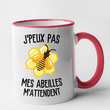 Mug J'peux pas mes abeilles m'attendent