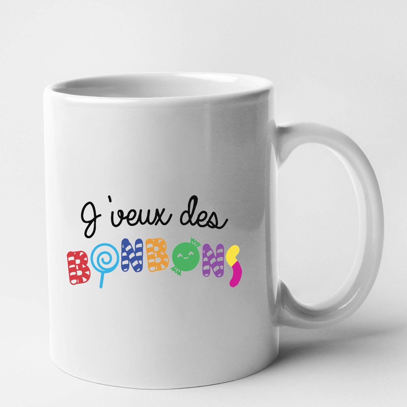 Mug J'veux des bonbons