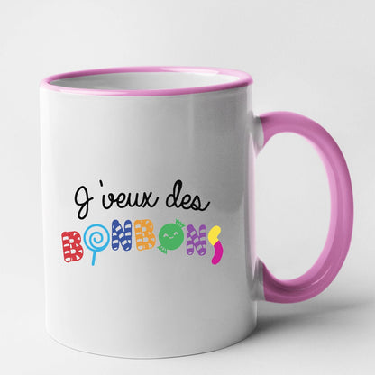 Mug J'veux des bonbons