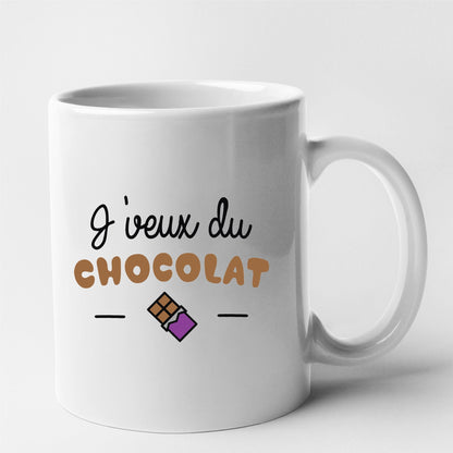 Mug J'veux du chocolat