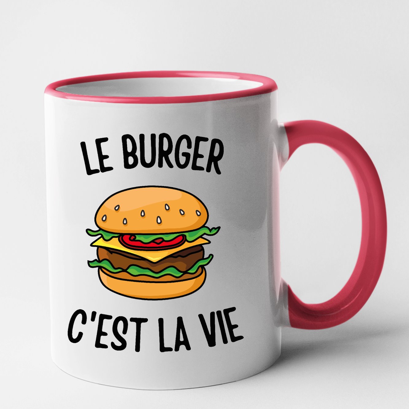 Mug Le burger c'est la vie