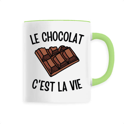 Mug Le chocolat c'est la vie