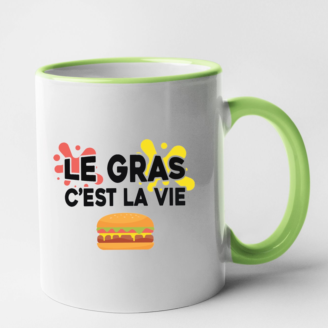 Mug Le gras c'est la vie