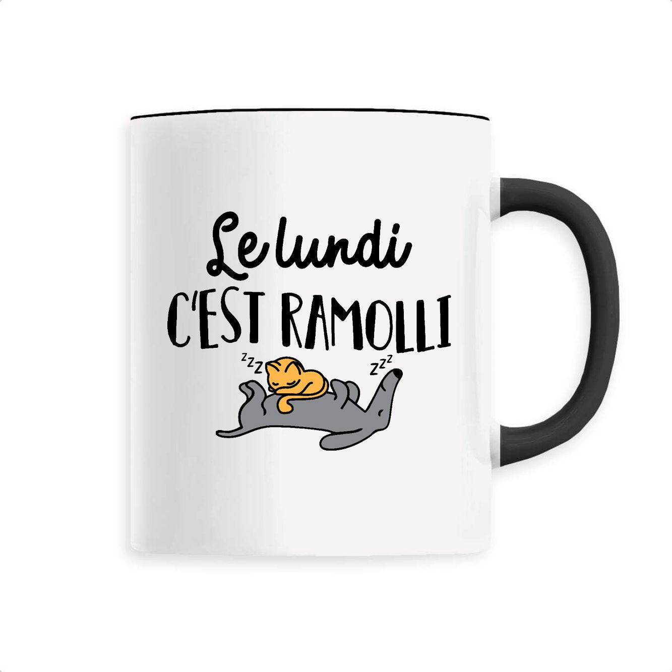 Mug Le lundi c'est ramolli