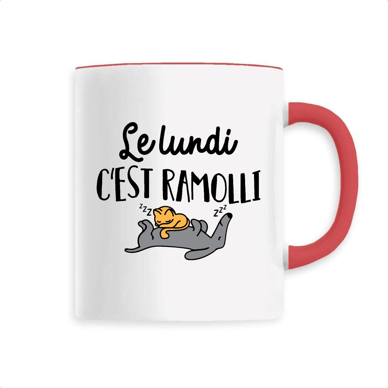 Mug Le lundi c'est ramolli