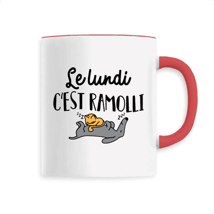 Mug Le lundi c'est ramolli