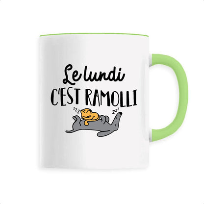 Mug Le lundi c'est ramolli