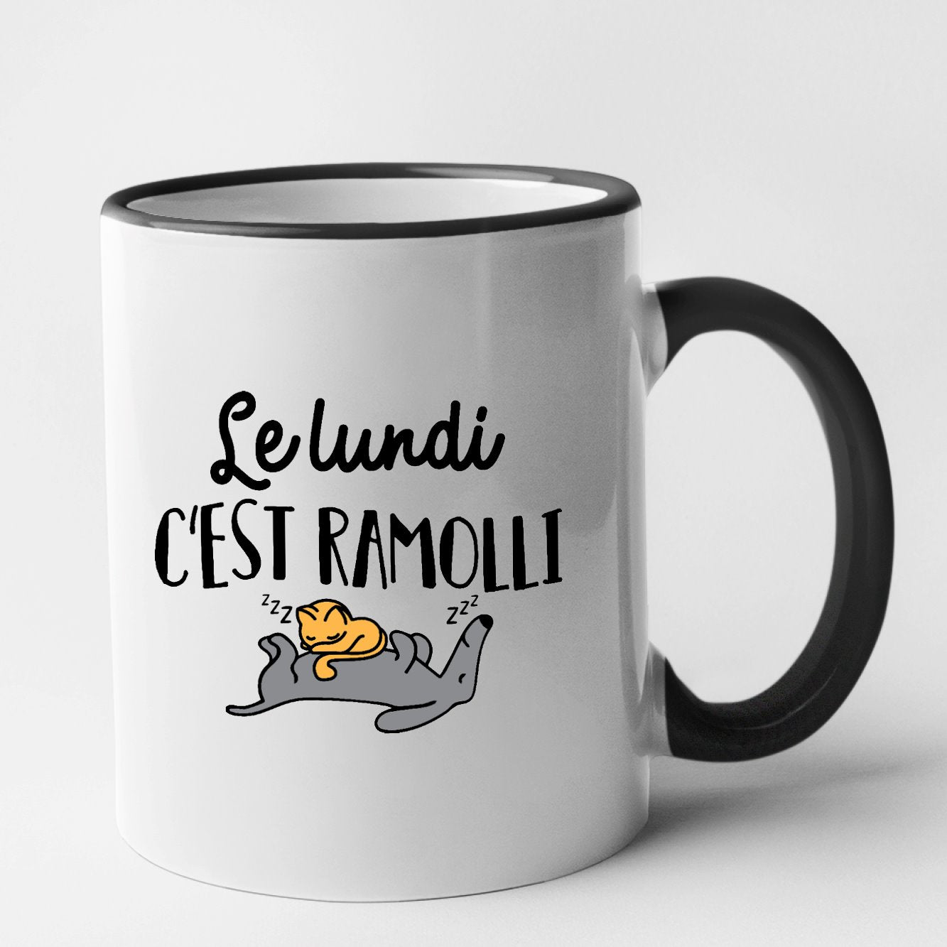 Mug Le lundi c'est ramolli