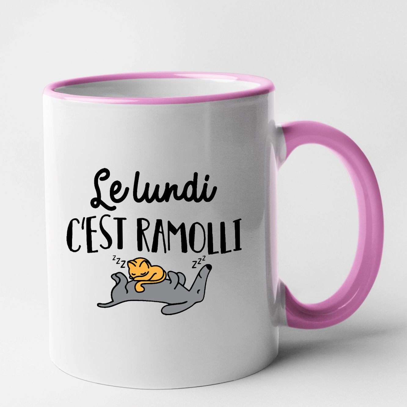 Mug Le lundi c'est ramolli